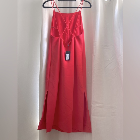 NWT rag & bone hot pink Denton Dress // size 4 - Picture 4 of 5